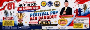 Semarakkan HUT RI Ke 81, Mulatua Pasaribu Adakan Festival Pop dan Dangdut