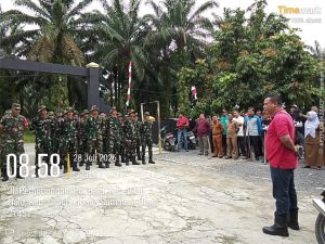Laksanakan Instruksi Bupati, DLH Labuhanbatu Bersama TNI dan Kecamatan Bilah Hulu Gelar Aksi Bersih Sampah Liar